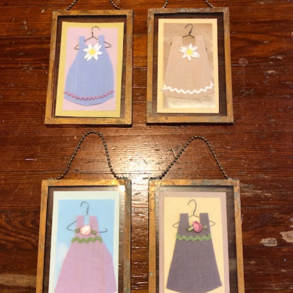 A.I. Paper Design Handmade Art 4-piece Collection Framed, Limited Edition